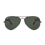 Black Full Rim Aviator Sunglasses