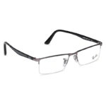 Black Navigator Semi-Rimmed Eyeglasses