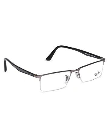 Black Navigator Semi-Rimmed Eyeglasses