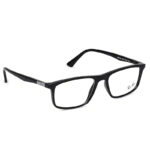 Black Rectangle Rimmed Eyeglasses