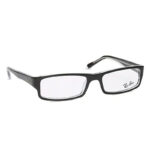 Black Rectangle Rimmed Eyeglasses