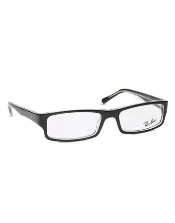 Black Rectangle Rimmed Eyeglasses