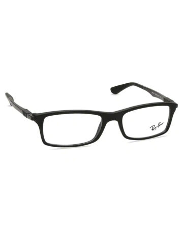 Black Rectangle Rimmed Eyeglasses