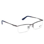 Gun Metal Navigator Semi-Rimmed Eyeglasses