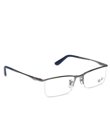 Gun Metal Navigator Semi-Rimmed Eyeglasses