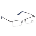 Gun Metal Navigator Semi-Rimmed Eyeglasses