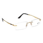 Gold Navigator Rimless Eyeglasses