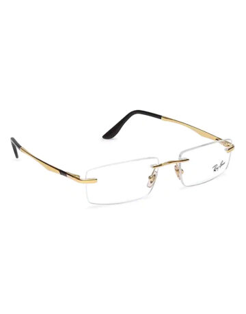 Gold Navigator Rimless Eyeglasses